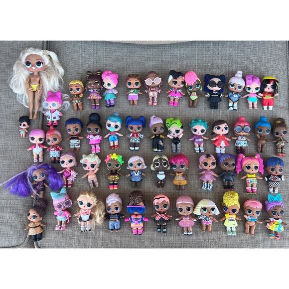 Large Lot of 60 LOL Surprise Dolls & Pets Plus Extra Accessories - Picture 1 of 6